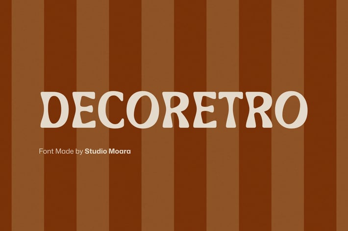 Decoretro - Retro Display Font