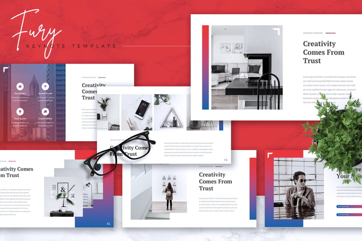 FURY - Creative Keynote Template