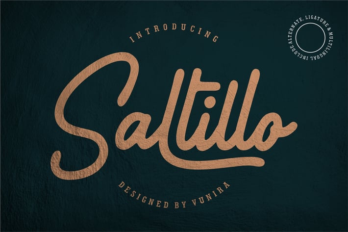 Saltillo | Script Font