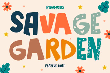 Savage Garden – 3 Quirky Playful Font