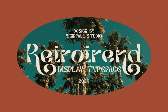 Retrotrend - Tropical Retro Unique Typeface