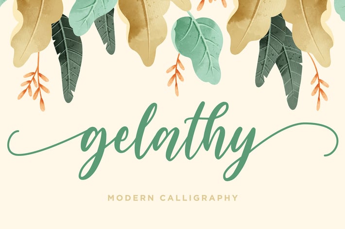 Gelathy - Modern Calligraphy