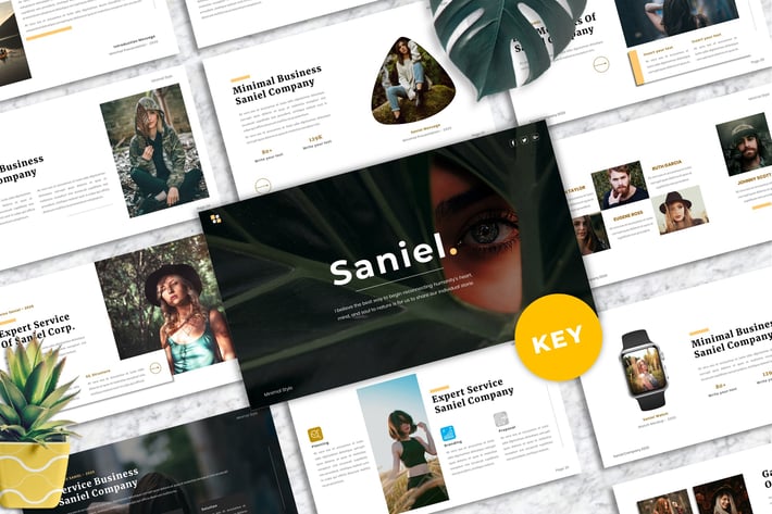 Saniel - Creative Keynote Template