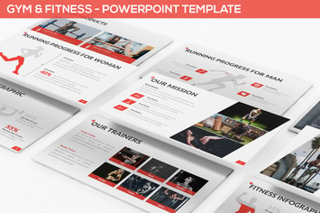 Gym & Fitness - Powerpoint Template
