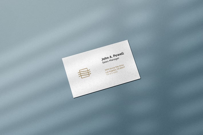 Minimal Business Card Mockup