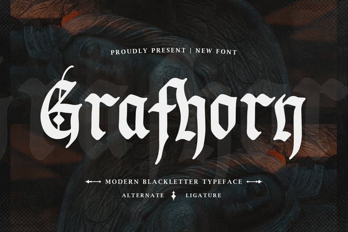Grafhorn - Modern Blackletter Typeface