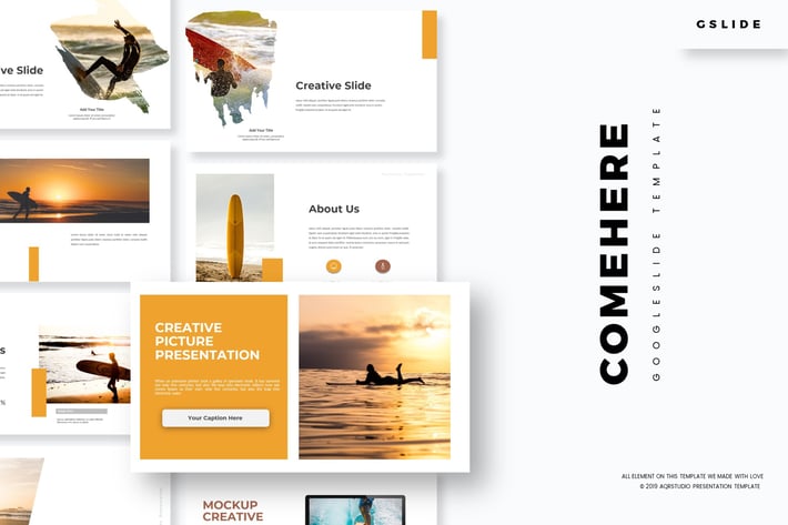 Comehere - Google Slide Template