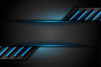 Blue glowing lines on perforated texture