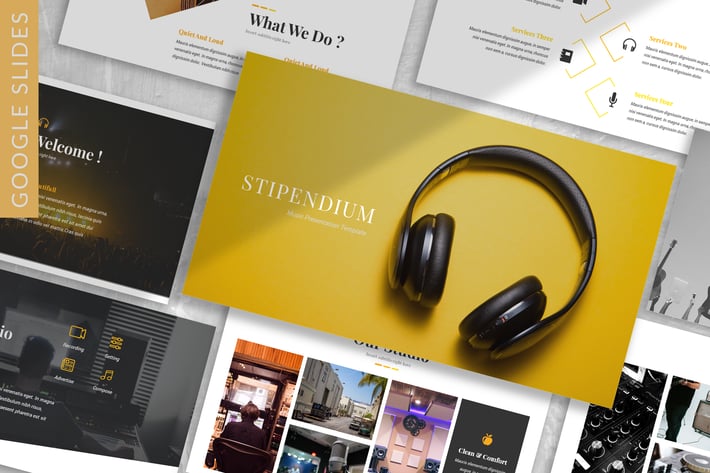 Stipendium - Music Google Slide Template