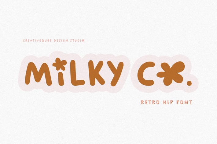 Milky Co Retro Font