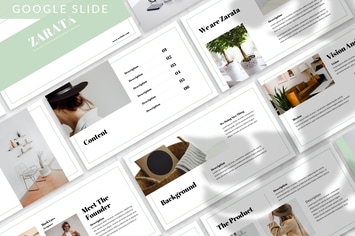 Zarata - Brandbook Google Slide Template
