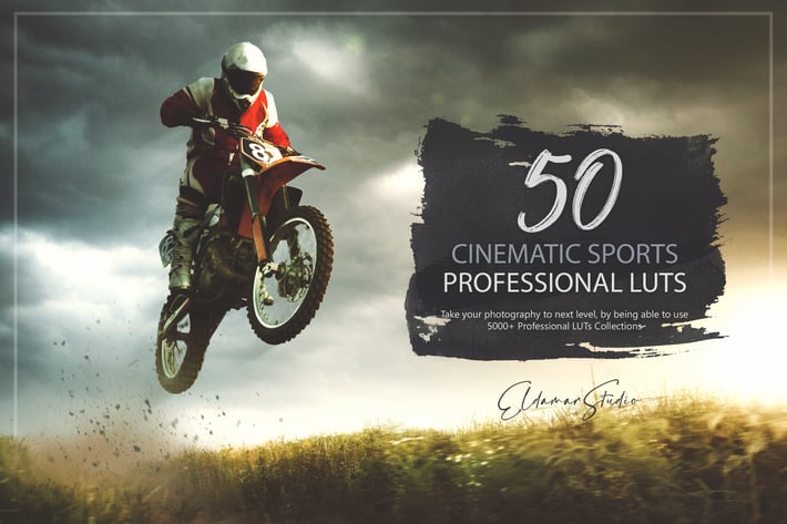 50 Cinematic Sports LUTs Pack