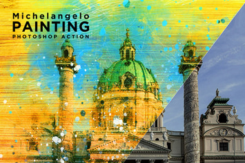Michelangelo Painting Photoshop Action