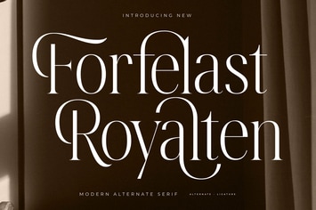 Forfelast Royalten Modern Alternate Serif Font