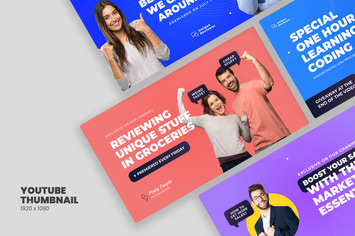 Creative Youtube Thumbnail Cover Template