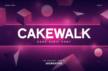 Cakewalk Sans Serif Font