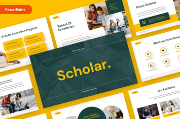 SCHOLAR - Education Powerpoint Template