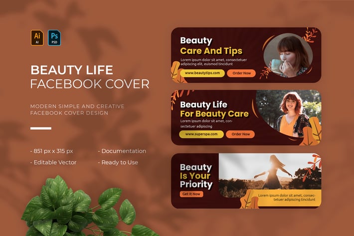 Beauty Life | Facebook Cover
