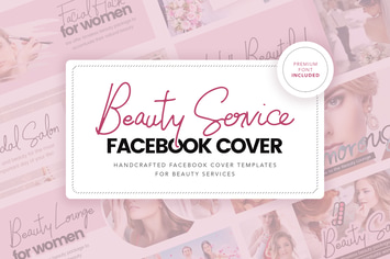 Salon & Beauty Service Facebook Cover Template