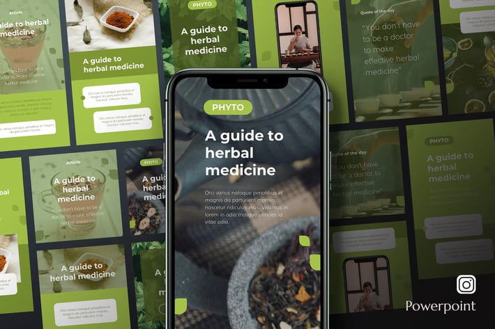 Phyto - Herbal Medicine Instagram Powerpoint