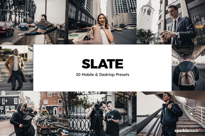 20 Slate Lightroom Presets & LUTs