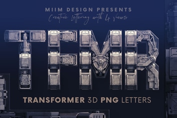 Transformer - 3D Lettering