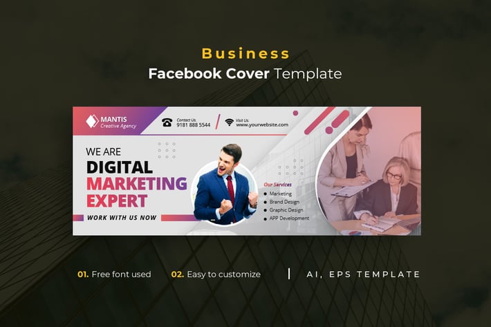 Business r17 Facebook Cover Template
