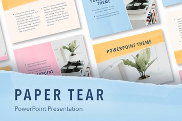 Paper Tear PowerPoint Template