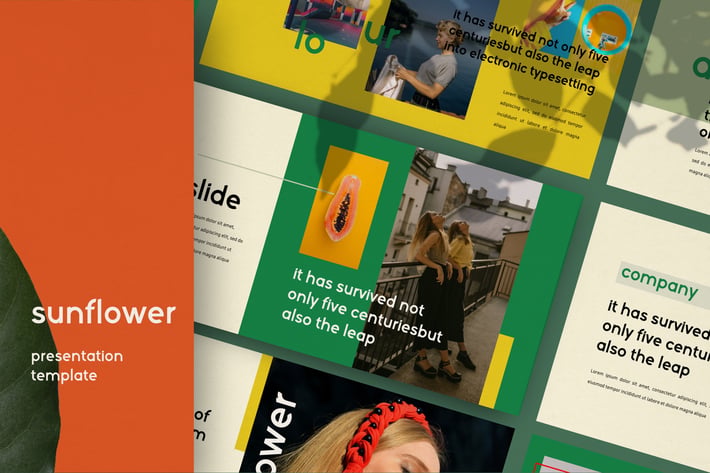 Sunflowers - Powerpoint Creative Business Company