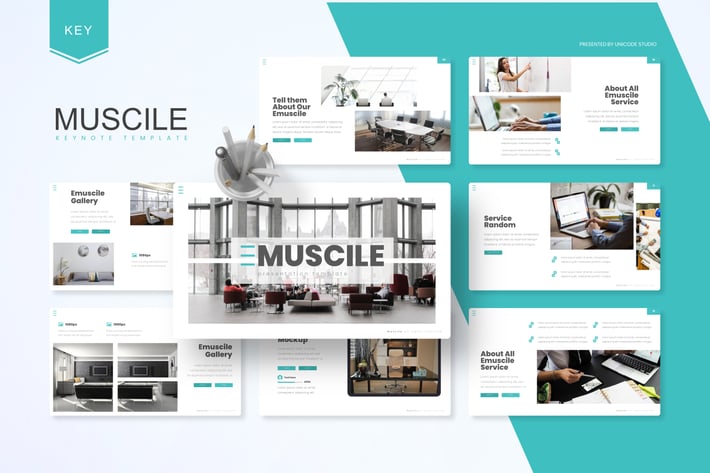 Emuscile -  Business Keynote Template 
