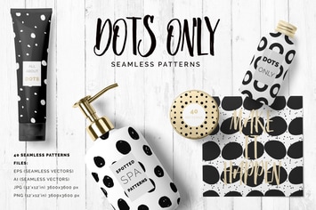 Dots & Spots Seamless Patterns