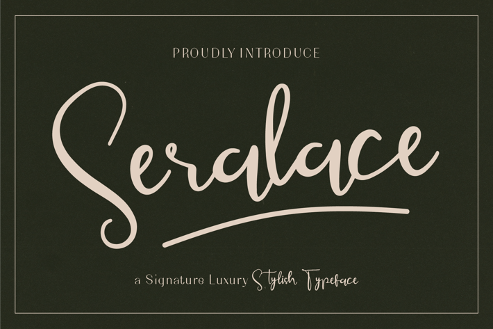 Seralace - Elegant Signature Handwritten