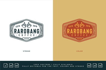 Coffee Logo - Rarobang Coffee