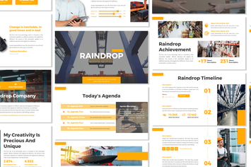 Raindrop - Business Template Prensentation