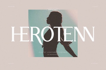 Herotenn - Stylish Ligature Serif