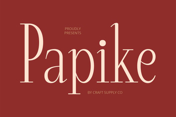 Papike – Modern Serif