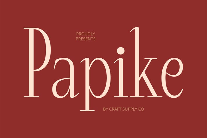 Papike – Modern Serif