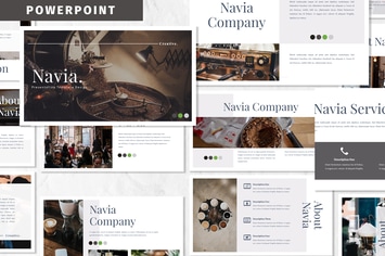 Navia - Coffee Powerpoint Template