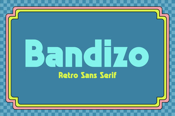 Bandizo Retro Sans Serif Font