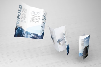 Trifold Brochure Mockups