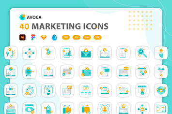 Avoca - Marketing Icons