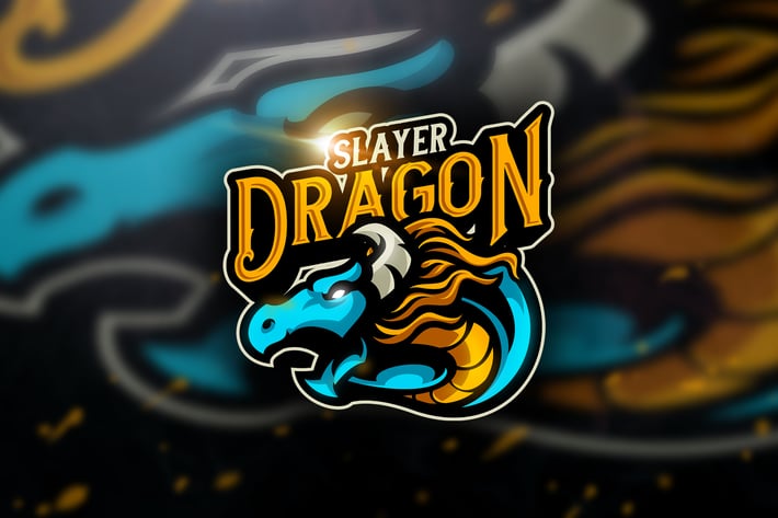 Dragon Slayer - Mascot & Esport Logo