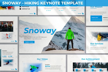 Snoway - Hiking Keynote Template