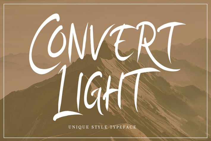 Convert Light Elegant Unique Amazing Script