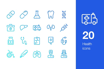 20 Health icons