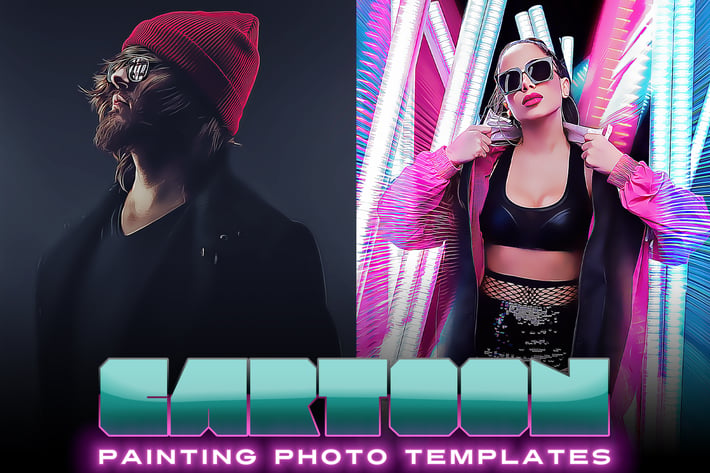 Cartoon Painting Photo Actions