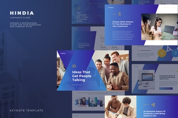 Hindia - Corporate Style Keynote Template
