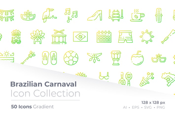 Brazilian Gradient Icon