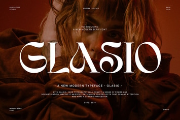 Glasio Serif Font Typeface