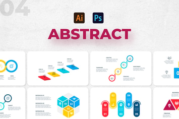 Abstract Infographics Set. Part 04